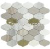  Multi marble color tile mosaic round lantern shape mosaic