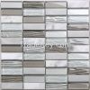 Marble and Metal Mix Glass Mosaic Special Design PFHYC16