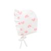 Newborn baby clothes pink heart printing big bow collar and long sleeve baby girl rompers