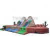Kids Outdoor Inflatable Playground Slide Toy 9 Strands Thread