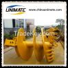 Rotary drilling rig foundation construction use drilling rig rock conical auger drilling rock auger drill CFA auger