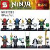 2015 New Arrival SY285 8Pcs Ninjago Kai Ninja Minifigures Building Blo