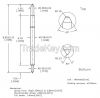 Test probe|spring loaded pogo pin and gold plated probe|high frequency probe|current probe|PCBtest probes|Switch probes|ICT probe