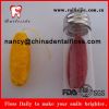 Glass bottle shaped colorful bottle shaped dental floss