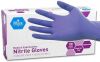 PVC Disposable Gloves Protective Civilian Gloves / Gloves Nitrile Sky Blue Thicken Disposable Gloves