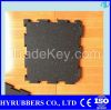 10 mm black Interlocking rubber tile