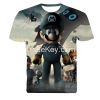 Men's Fashion 3D printed Skulls Beauty Animal Creative T-Shirt 3d printed short sleeve T Shirt O-neck Men Tee Shirts M-XXXL