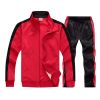 Sport slim fit custom latest design plain tracksuits