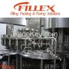 Juice Rinsing Filling Capping 3 in 1 Monobloc Beverage Filling Machine