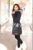 AA90Han edition thickening in the long winter women's wear cotton-padd