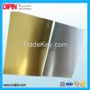 Gold and Silver  Double color plastic sheet