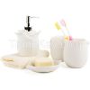 Rose Shape Bathroom Set