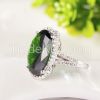 Wholesale Round Heart Signity CZ Jewelry 925 Silver Ring