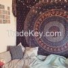 Indian Tapestry Wall Hanging Hippie Elephant Mandala Bedspread Ethnic Throw Art