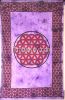 Cotton Celtic Pink Red Tye Dye Knot Print Tapestry