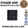 iP040M 40W MONOCRYSTALLINE SOLAR PANEL