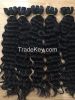 Wavy human hair weaving  100% vietnam hair silky no tangle no chemical