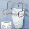 Bathroom Handrail, 304 stainless steel Urinal and lavabo parallel Grab Bar and Handrail