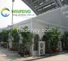 Awning tent,economical and durable aluminum PVC outdoor warehouse tent  