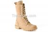 BURG832 Cross-over Suede Desert Combat Boots