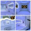 New Design Capsule Bedroom Metal Bunk Bed, Space Saving Capsule Hotel Cabin Bed, Sleep Box, Sleep Pod, Log Cabin
