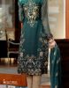 Sea Green Digital Silk Embroidered Inspiring Intricacy 3-Piece Unstitched Suit For Women - 1607