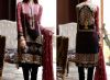 Ethnic Filigree Silk Collection - Digital Printed & Embroidered Silk (3Pcs) Designer Suit for Women 