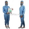 Comfotable Breathable Blue Anti Static Safety Coat Size L