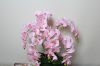 Artificial phalaenopsis for wedding decor vase with fabric orchid