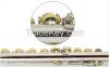 16 closed key Flute--silver plated-offet G key , extra curved headjoint