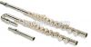 16 closed key Flute--silver plated-offet G key , extra curved headjoint