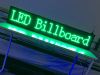 Led display screen 40X8 inch P10 indoor Green LED sign wireless and usb programmable rolling information