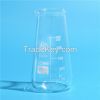 HUAOU conical glass beaker with spout , Boro 3.3 Glass