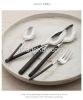 4Pcs Inox Knife Fork Spoon, Stainless China Flatware, Restaurant Cutlery Whole Sets high quality spoon