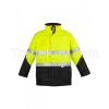 SYZMIK HI-VIS QUILT LINED STORM JACKET