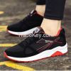 Cheapest Sneakers New Korean Fashion Breathable Mesh Casual Sports Running Shoes Black Red