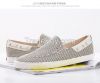 LEYO summer man shoes stripe moc casual shoes fashion slip-on sneaker