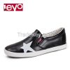 LEYO 2016 summer man shoes star print Pu casual shoes fashion slip-on sneaker