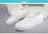 LEYO 2016 SUMMER WOMAN CASUAL SHOES PUNCH PU LACE-UP and SLIP-ON SNEAKER