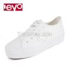 LEYO 2016 SUMMER WOMAN CASUAL SHOES PUNCH PU LACE-UP and SLIP-ON SNEAKER