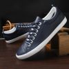 LEYO summer man shoes white black or navy color casual shoes fashion lace-up sneaker