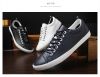 LEYO summer man shoes white black or navy color casual shoes fashion lace-up sneaker