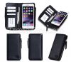 Stylish Design New products Fancy Wallet Case Cover with Zipper Fastener for iphoe 6s