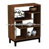 Cheap home living room brown wooden bookcase