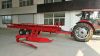 bale bundle transportation trailer for farm tractor with hydraulic self loading and self unloading