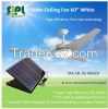 60 inch 30 watt solar panel powered system air conditioning ventilation cooling ceiling fan