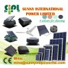 Portable Compact Solar System Monocrystalline Solar Panel Power Rechargeable (Solar) Attic Air Circulation cooling Fan