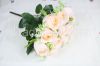 12 heads artificial flower interior decoration rose for sale