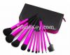 11pcs professional makeup brushes set accept OEM