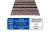 COLORFUL STONE COATED ROOF TILES - FLAT TILE